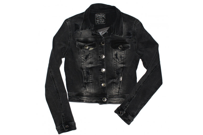 Джинсова курточка укорочена Liuzin jeans 0901
