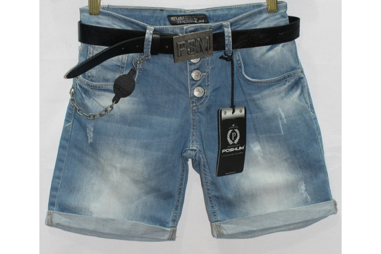Джинсові шорти POSHUM JEANS boyfriend 0601