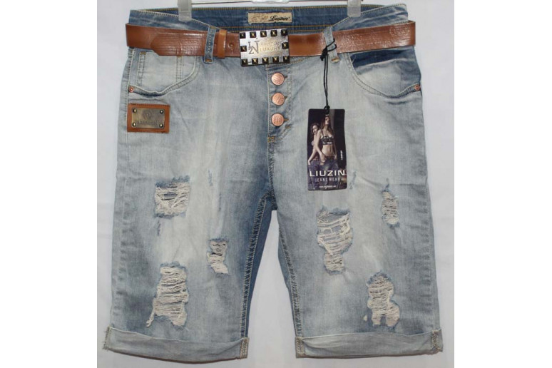 Джинсовые шорты Liuzin jeans boyfriend 5412-2