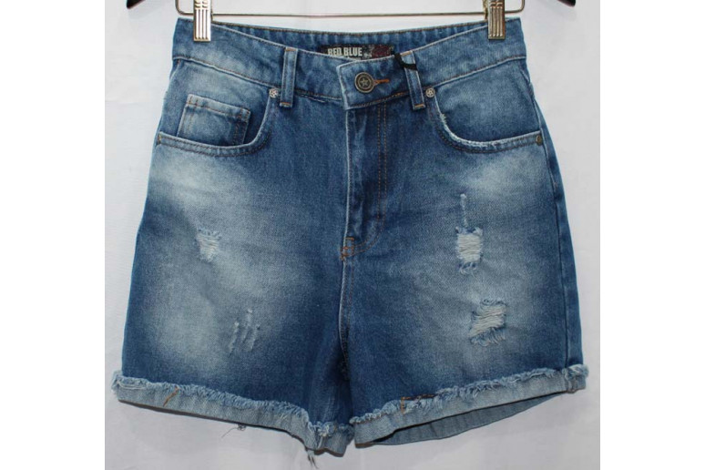 Джинсові шорти Турецькі MOM Red blue jeans 6015