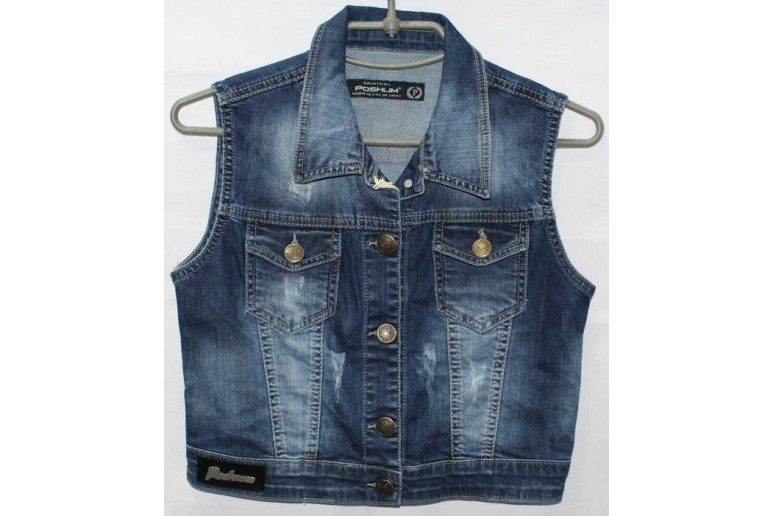 Джинсові жилети Poshum jeans 0327