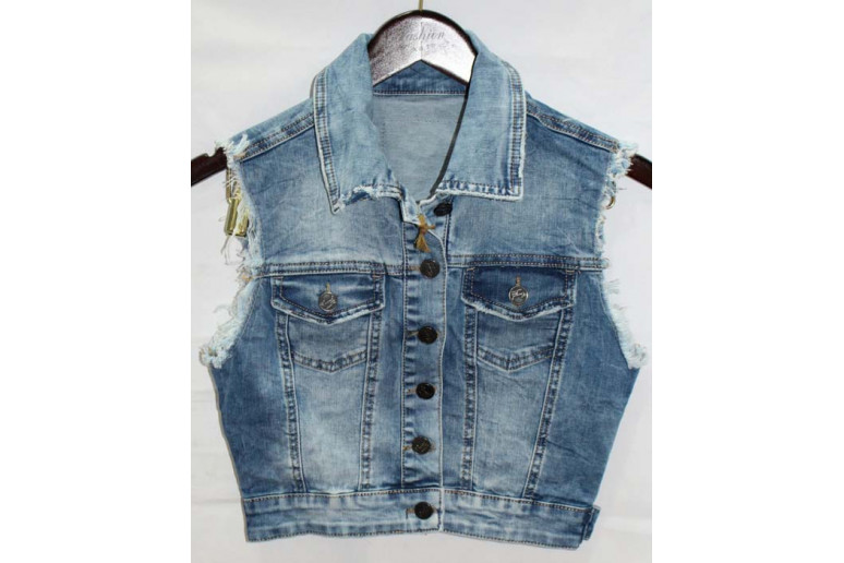 Джинсові жилети Crackpot jeans 6240 B