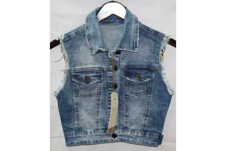 Джинсові жилети Crackpot jeans 6240 a